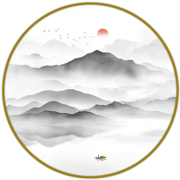 意境山水画