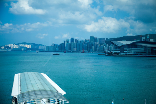 香港中环码头风光
