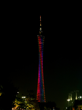 广州塔夜景