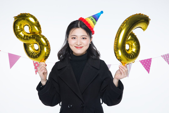 女孩生日派对高清图片