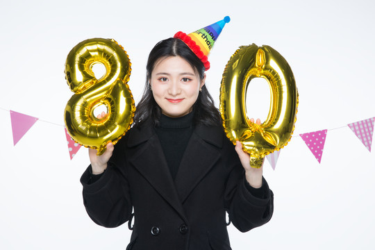 女孩生日派对高清图片