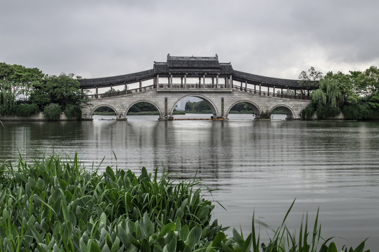 水墨廊桥