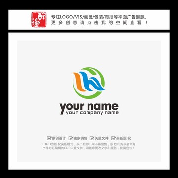 SH字母农业生态科技LOGO