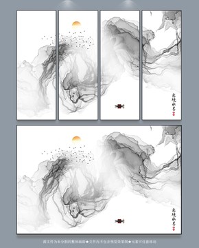 水墨畫軟膜天花