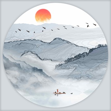 山水國畫