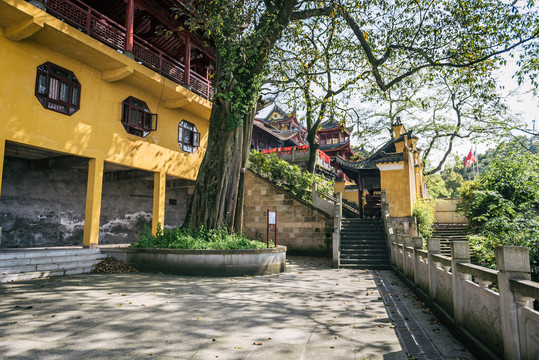 重庆南山佛教寺庙涂山寺风光