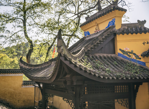 重庆南山佛教寺庙涂山寺风光