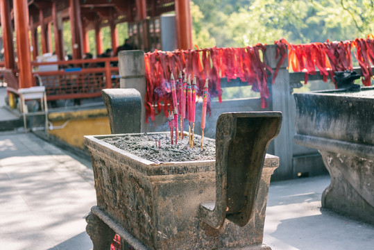 重庆南山佛教寺庙涂山寺风光