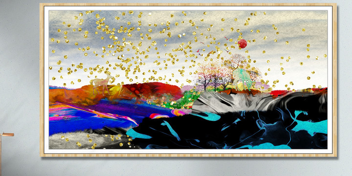 玄關(guān)壁畫