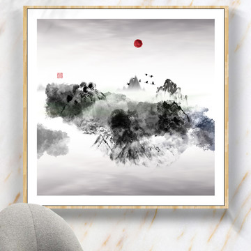 高山水墨