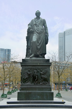 德国法兰克福歌德塑像