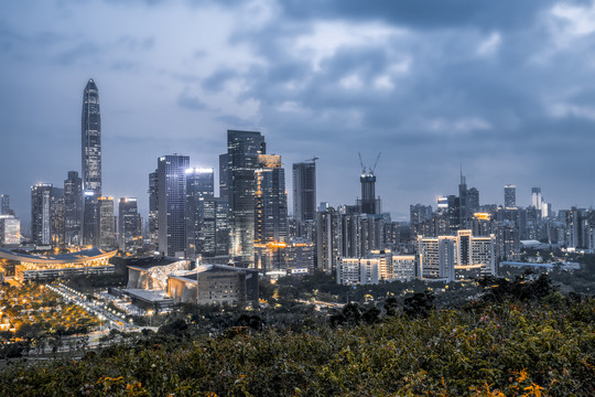 深圳CBD夜景