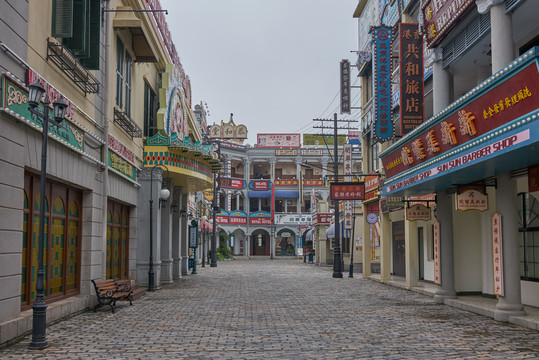 老香港街景