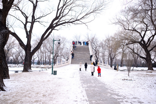 颐和园雪景