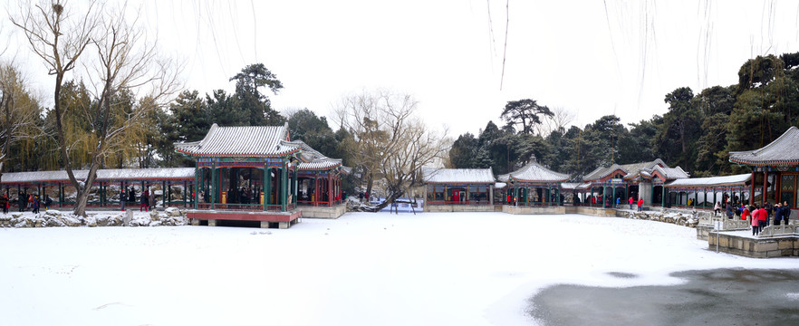 颐和园雪景