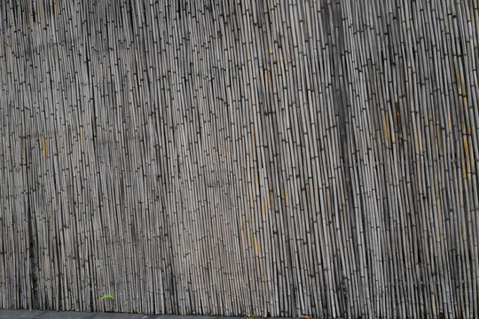 竹子做的墙