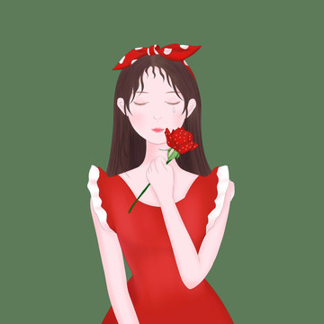 手繪女孩