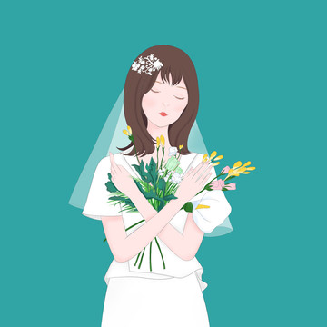 手繪女孩