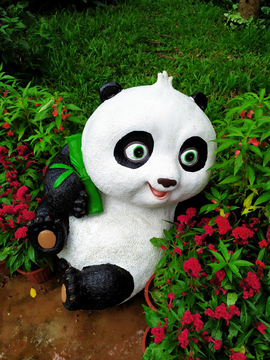 大熊猫塑像
