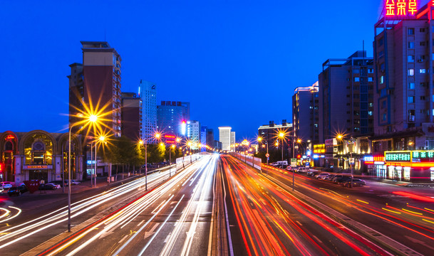 长春夜景