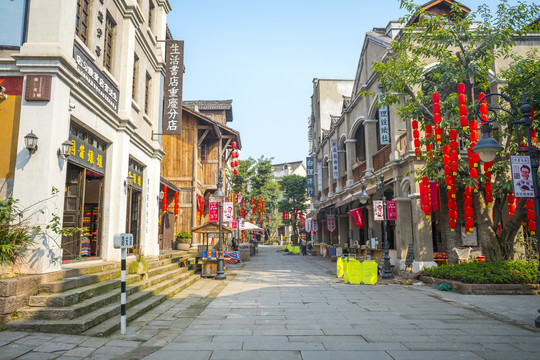 老重庆民国建筑街道