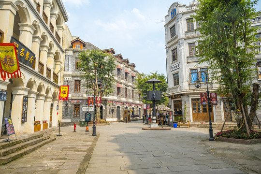 老重庆民国建筑街道