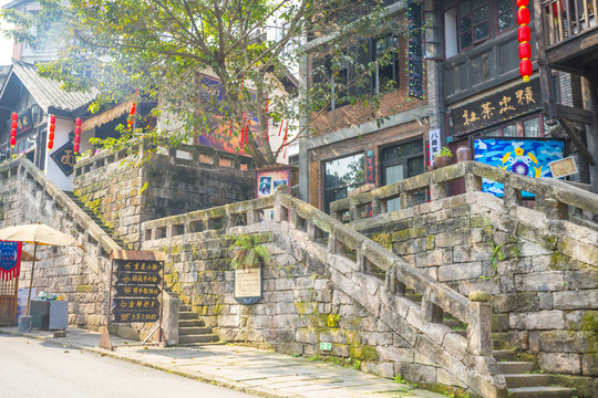 老重庆民国建筑街道