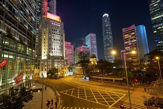 香港城市夜景