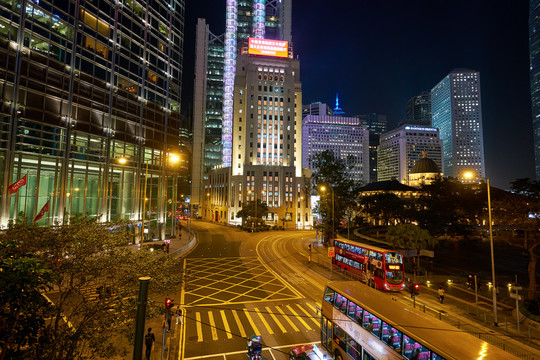 香港城市夜景