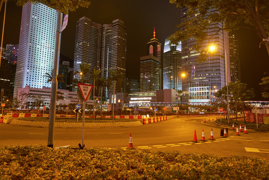 香港城市夜景