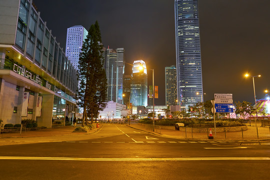 香港城市夜景