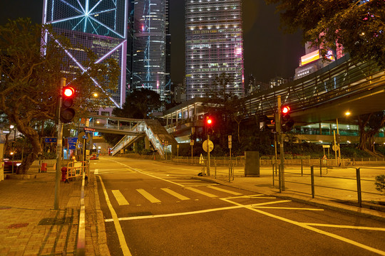 香港城市夜景