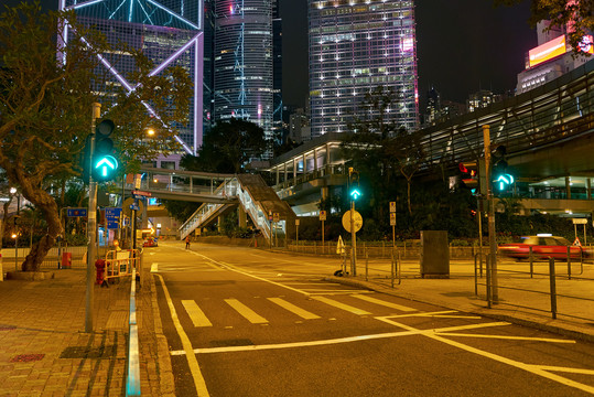 香港城市夜景