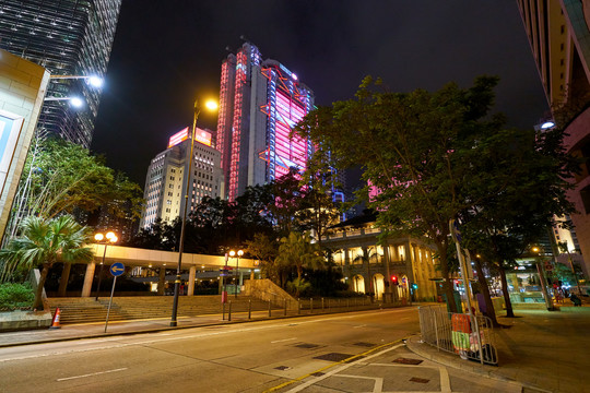 香港城市夜景