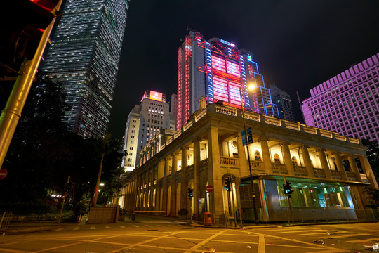 香港城市夜景