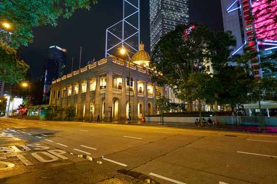 香港城市夜景