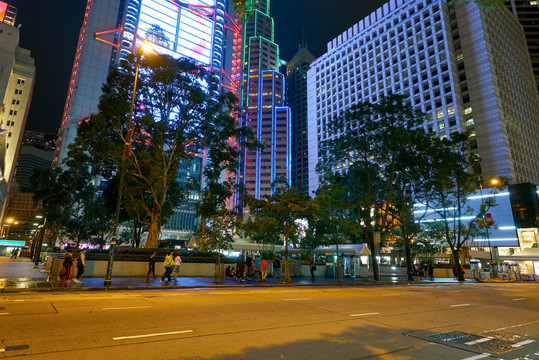 香港城市夜景