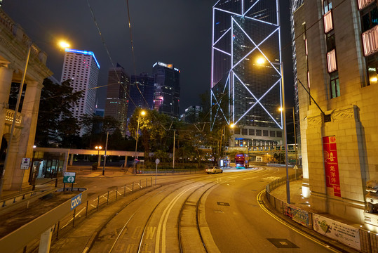 香港城市夜景