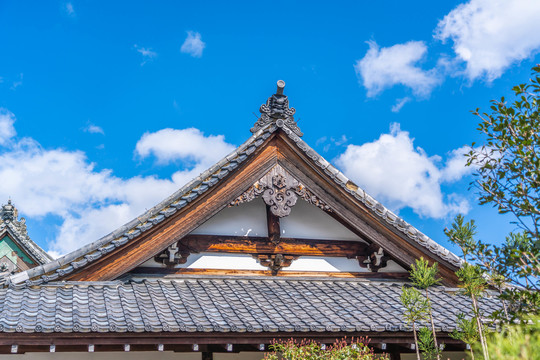 京都银阁寺建筑风景