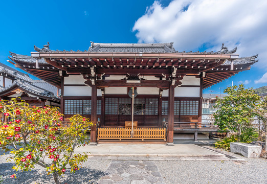 京都银阁寺建筑风景