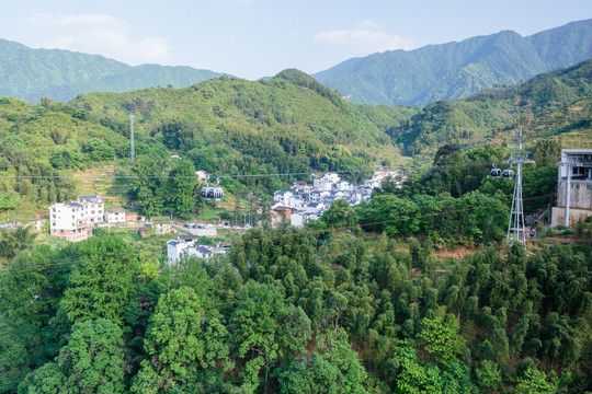 篁岭古村索道