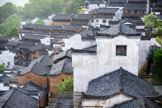 篁岭古村建筑