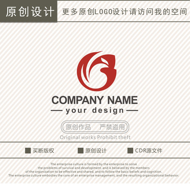 GB字母凤凰文化管理logo