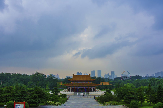 鞍山玉佛寺三洲感应殿