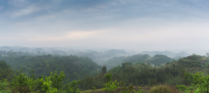 丘陵自然风景