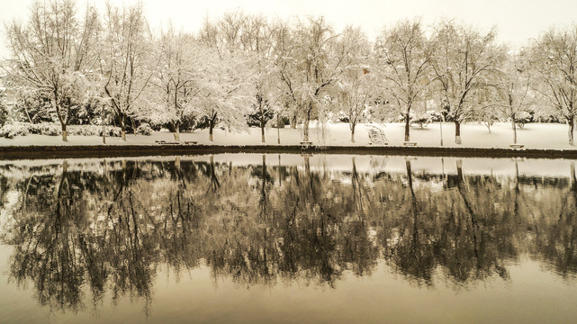 师宗雪景