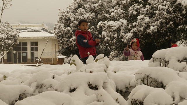 师宗雪景