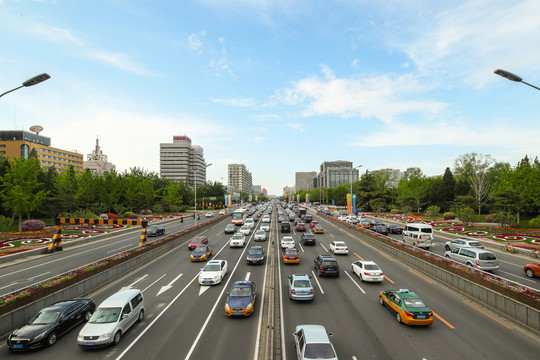 北京街景北京西二环