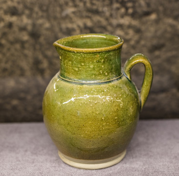 绿釉壶陶瓷