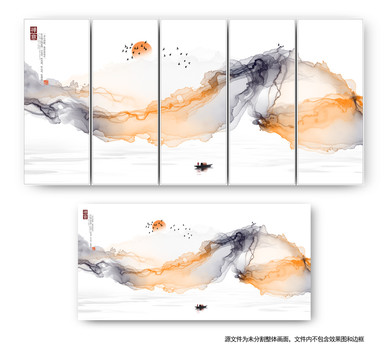 水墨畫軟膜天花